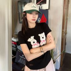 批发现货 刺绣贴布+数码标 后包领 广州40支奥代尔食毛210克