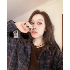 批发棕色加厚磨毛格子<b class='q'>衬衫</b>女秋冬季新款宽松休闲百搭长袖<b class='q'>衬衣</b>外套