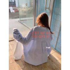 批发韩系穿搭独特别致衬衫蓝白条纹衬衣春夏<b class='q'>新款</b>2026年宽松防晒薄<b class='q'>外套</b>