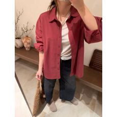批发美式复古纯棉衬衫<b class='q'>薄外套</b>女2026春夏内搭衬衫叠穿衬衣防晒上衣