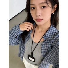 批发韩版宽松慵懒风防晒衬衫女夏薄款复古格子<b class='q'>长袖</b>衬衣外套小个子上衣