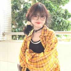 批发港味复古chic黄色格子衬衫女内搭叠穿宽松<b class='q'>休闲</b>百搭中长款衬衣外穿