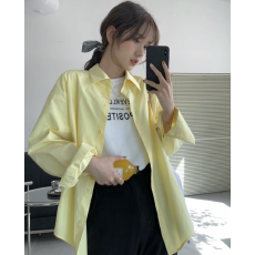 批发磨毛面料重工款不缩水有衣袋ins潮翻领长袖<b class='q'>衬衫</b>简约<b class='q'>休闲</b>上衣外套