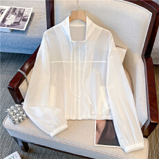 批发实拍防晒衫2026夏季新款韩系设计感女宽松百搭长袖衬衫外套