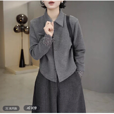 批发<b class='q'>高级</b>感钩花镂空衬衫女款爆款2025新款网红时尚洋气百搭女装上衣女