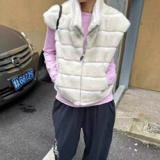 批发羊羔绒秋冬夹克立领保暖休闲百搭显瘦菱格马甲外穿叠穿保暖神器