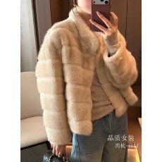 批发欧货仿水貂毛<b class='q'>皮毛</b><b class='q'>一体</b>女2026冬新款贵气感环保皮草保暖毛毛绒外套