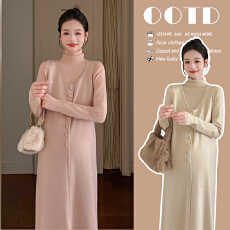 批发实拍大货~<b class='q'>孕妇装</b>春秋套装时尚款新款宽松潮妈大码针织<b class='q'>孕妇</b><b class='q'>两件套</b>