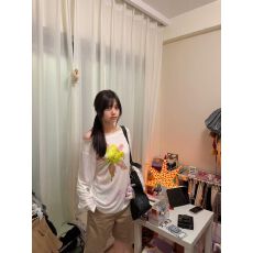 Y05605 #斜肩广州莱赛尔雪花冰爽棉165克布面爽滑长袖 防晒衫