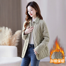 批发秋冬短款棉服外套2025冬季新款女爆款小个子设计感<b class='q'>棉衣</b>