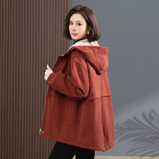 批发官图 加绒棉服女2025新款冬季时尚洋气派克服棉衣<b class='q'>妈妈</b>外套