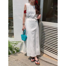 批发<b class='q'>清仓</b>特价 不退不换！6969#搭配腰包简约长款显瘦背心<b class='q'>连衣裙</b>女