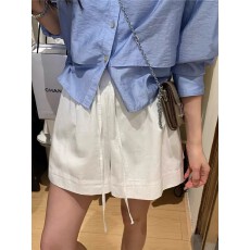 批发夏季新款慵懒风百搭显瘦阔腿裤休闲裤<b class='q'>短裤</b>