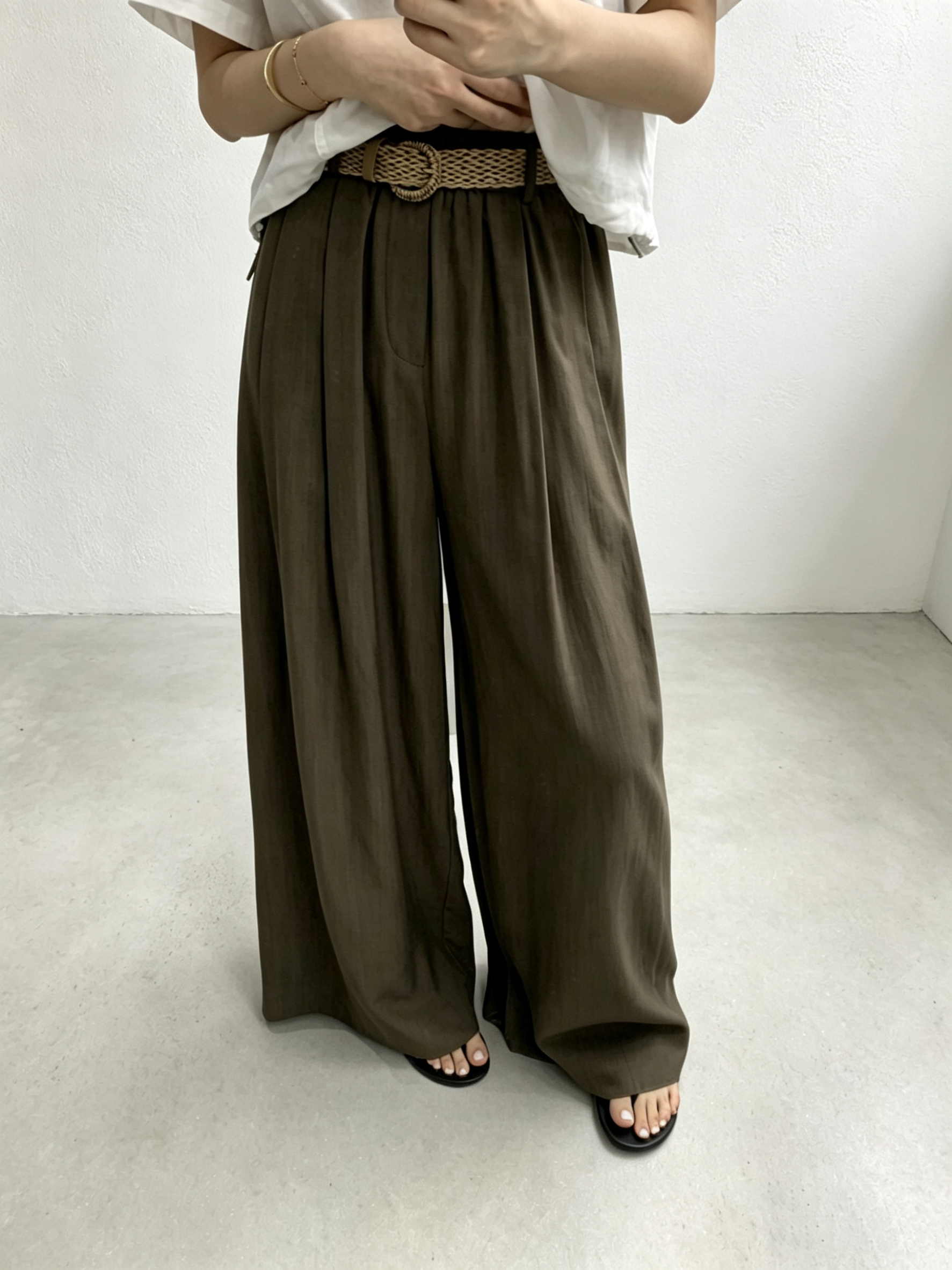 물리적 인지도 있음 업데이트 한 부서 다용도 오래된 돈 바람 와이드 레그 팬츠 캐주얼 바지 경기 랜덤 벨트 8982