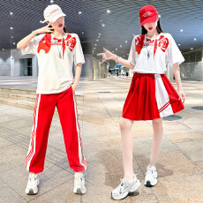 批发女团拉拉队<b class='q'>服装</b>学生运动会健美操演出服<b class='q'>爵士舞</b>啦啦操休闲运动班服