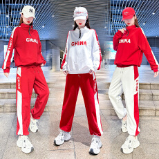 批发新款休闲运动套装<b class='q'>班</b><b class='q'>服</b>团<b class='q'>服</b>表演<b class='q'>服</b>体操<b class='q'>服</b>校<b class='q'>服</b>两件套中国女<b class='q'>学生</b>套装