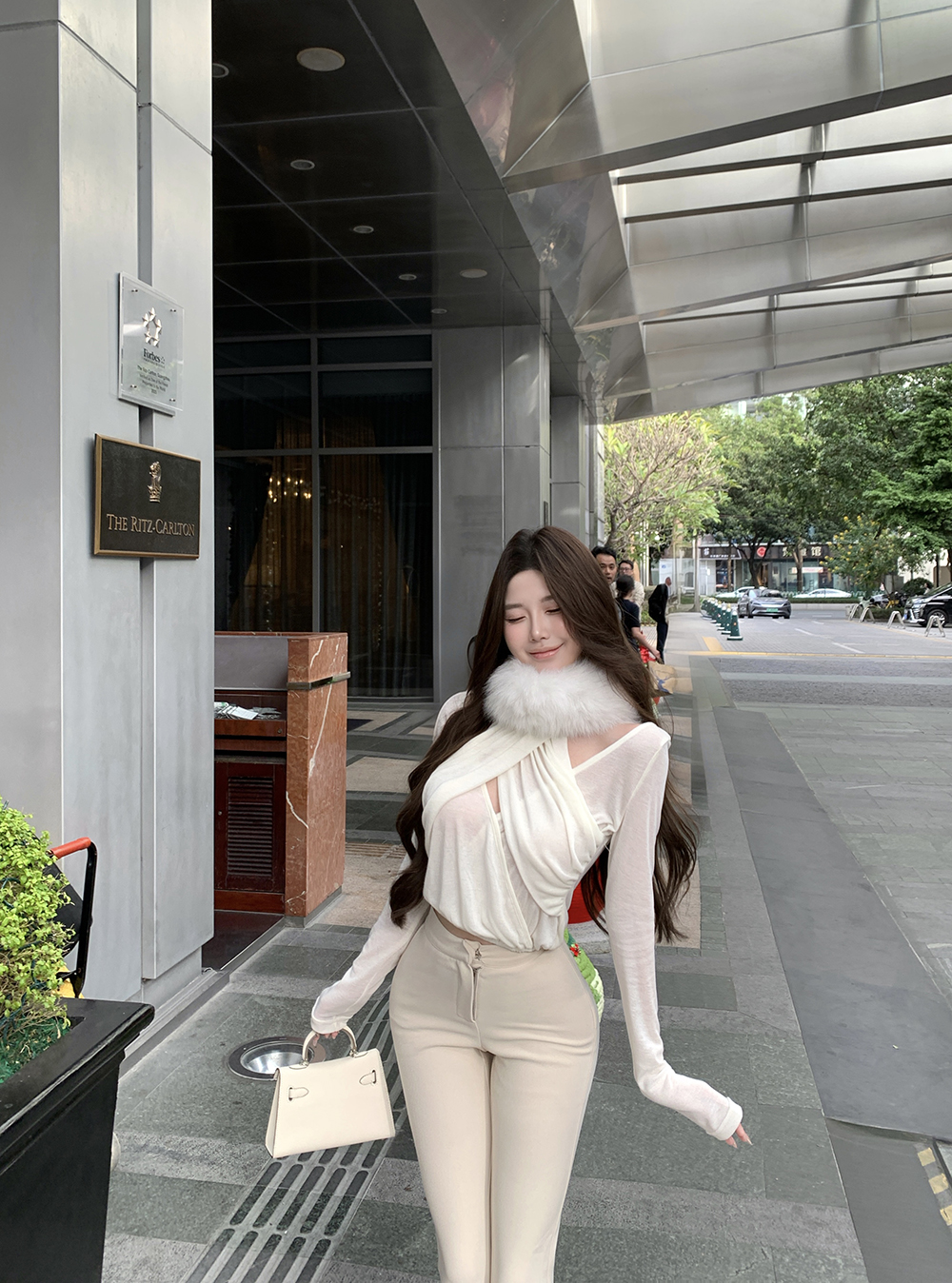 실사 정가 모피 칼라 다용도 마이크로 ~을 통해 다용도 맨위 기본 셔츠 여성
