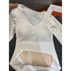 批发原版工艺 羊绒加绒固定杯垫  蕾丝花边保暖秋冬新款内搭打底上衣