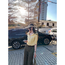 批发实拍图衬衫翻领可调节<b class='q'>袖</b>口五分<b class='q'>袖</b><b class='q'>T</b><b class='q'>恤</b>女早春2026新款POLO衫小上衣