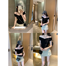 批发实拍图小资修身交叉翻领无袖背心女夏外穿2026新款<b class='q'>泰国</b>绝美小吊带