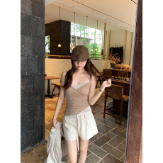 批发实拍图莱赛尔天丝蕾丝边细肩带轻薄背心女夏外穿2026新款<b class='q'>泰国</b>吊带