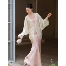 批发新中式国风天丝防晒衣女夏季新款配裙子宽松外穿小披肩罩衫薄外套