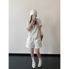 批发220克面料短袖<b class='q'>印花</b><b class='q'>T</b><b class='q'>恤</b>女