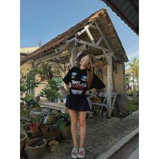 批发220克面料短袖<b class='q'>印花</b><b class='q'>T</b><b class='q'>恤</b>女