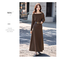 批发秋季2025超火穿搭一整套高级感气质收腰上衣半身裙洋气<b class='q'>休闲</b>两件套