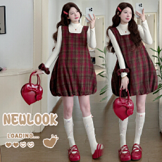 批发实拍有货 孕妇连衣裙2026新款花苞裙春款可爱减龄套装