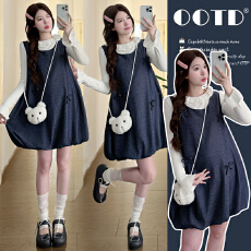 批发实拍有货 孕妇春装2026新款甜美气质短款花苞裙