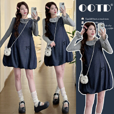 批发实拍有货 孕妇春装2026新款甜美气质短款花苞裙