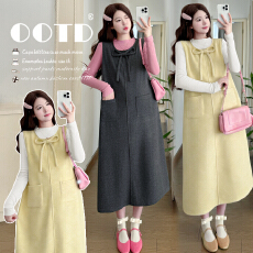 批发实拍有货 <b class='q'>孕妇</b><b class='q'>春装</b>2026新款宽松长款气质蝴蝶结<b class='q'>连衣裙</b>套装