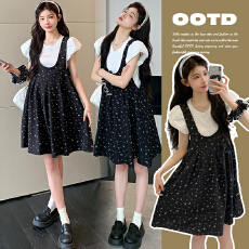 批发实拍有货 孕妇夏装2026<b class='q'>新款</b>冰爽棉<b class='q'>打底衫</b>+碎花娃娃裙长短款