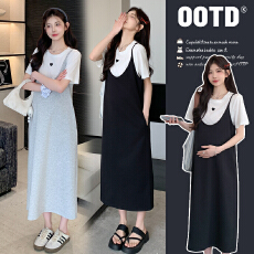 实拍有货 孕妇夏装套装2026新款连衣裙宽松大码套装