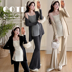 批发实拍有货 <b class='q'>孕妇</b><b class='q'>春夏</b>装2026新款针织显瘦三件套