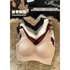 批发实拍~秋冬磨毛粉底液内衣聚拢美背内衣<b class='q'>女</b>隐形宽肩带无痕美背<b class='q'>文胸</b>