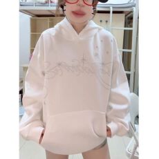 批发330g纯棉 加绒薄款 刺绣 高质量 秋冬新款流行潮牌高端<b class='q'>男</b>女款外套