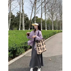 批发纯棉有口袋13个色  高级感浅蓝色百搭款长袖休闲宽松常规开衫上衣