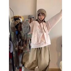 批发原版面料 满印 流行款连帽绑带设计感满印卫衣套头宽松型常规上衣