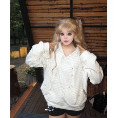 批发原版面料 满印 超好看长袖<b class='q'>连帽卫衣</b>百搭款甜美风气质减龄青年女装