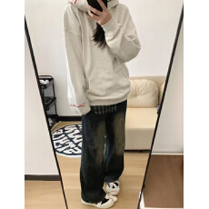 批发高质量/原版做工/重工刺绣/后包330g纯棉 2025款美式高街<b class='q'>卫衣</b>外套