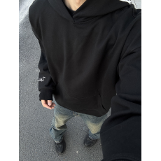 批发高质量/原版做工/重工刺绣/后包330g纯棉 连帽款美式刺绣外套上装