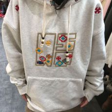 批发高质量/原版做工/重工刺绣/后包330g纯棉 套头款百搭卫衣外套上衣