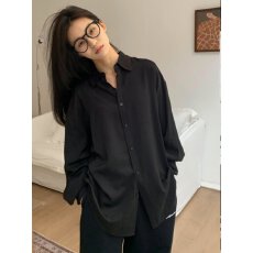 批发纯棉无口袋10个色  黑色百搭款<b class='q'>衬衫</b>超好看高质量纯棉<b class='q'>衬衫</b>长袖上衣