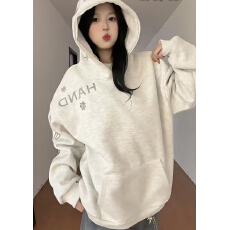 批发330g纯棉 薄款+加绒 纯棉面料重工绣花 后包 <b class='q'>男</b>女款超好看外套衫