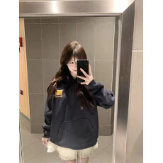 批发330g纯棉 原版做法 后包 刺绣 超好看高级感百搭卫衣套头男<b class='q'>女</b>上衣