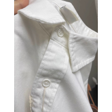 批发纯棉有口袋13个色  春秋纯棉加绒衬衫女白色衬衣设计感内搭叠穿