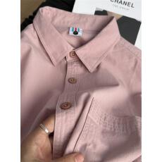 批发纯棉粉色<b class='q'>衬衫</b>男款cleanfit高级感潮牌慵懒风<b class='q'>衬衣</b>休闲宽松<b class='q'>情侣</b><b class='q'>外套</b>