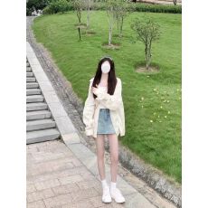 批发法式慵懒风chic长袖防晒衬衫女夏季宽松外搭薄款开衫外套清新衬衣